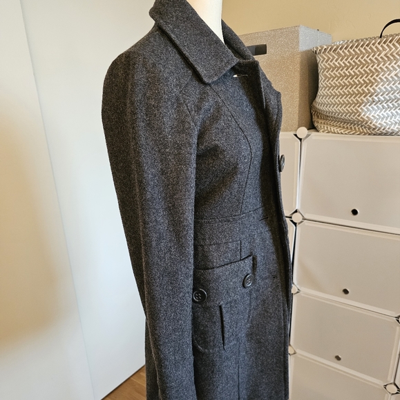 Tulle Grey wool coat size small - Picture 7 of 15